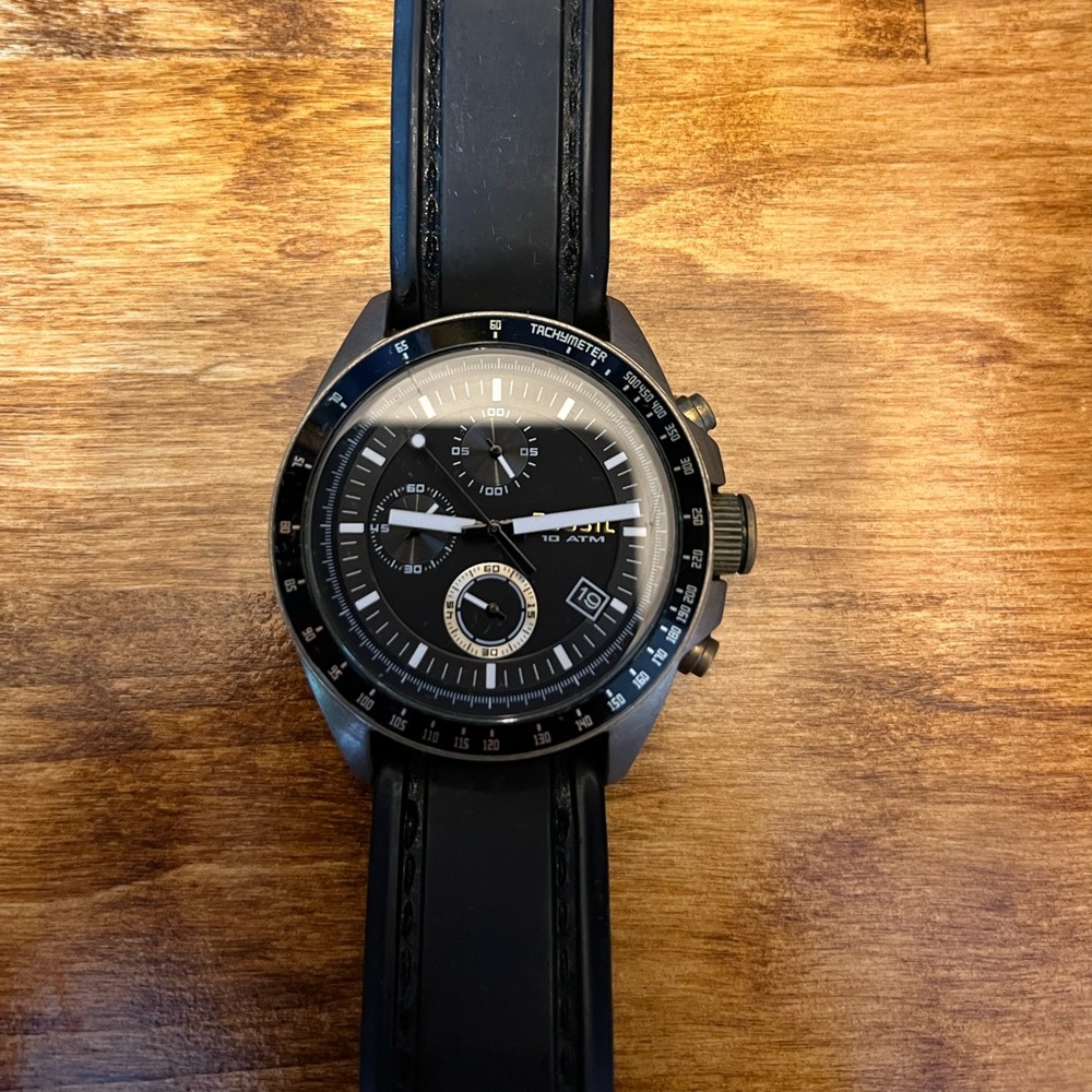 Fossil Men’s Watch - Silicone Band
